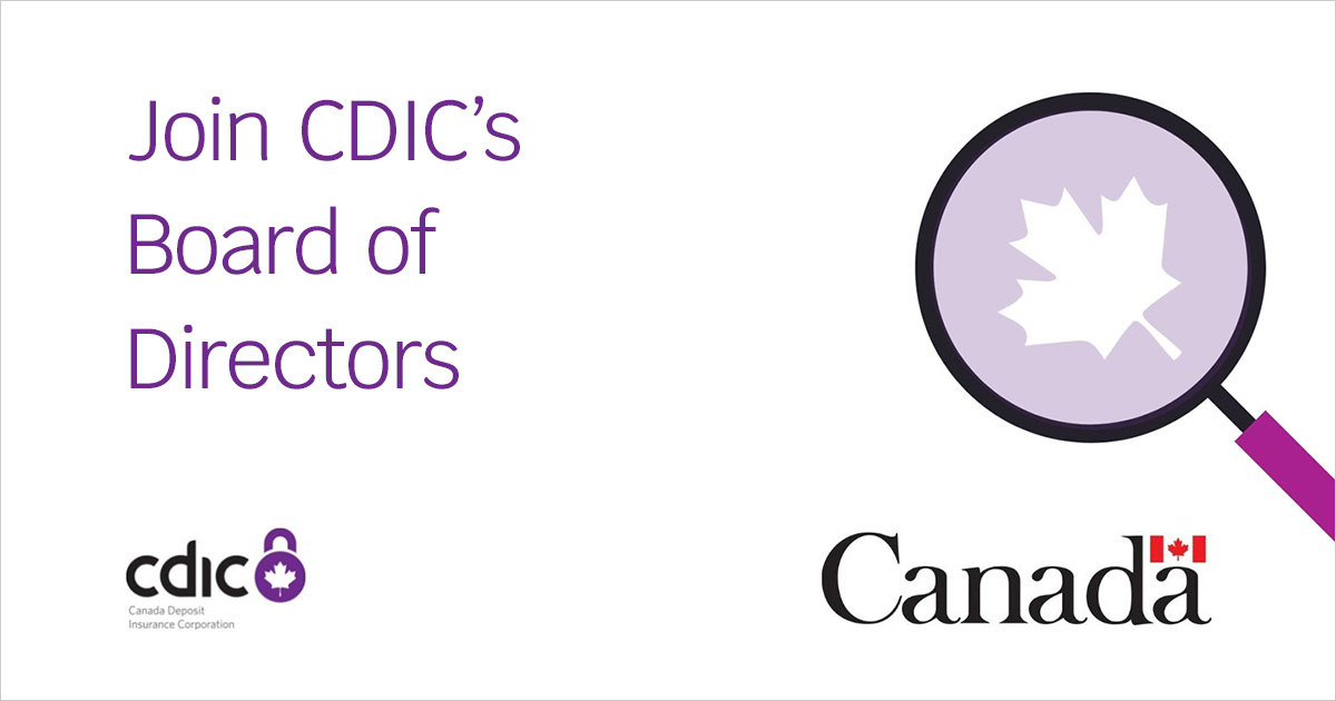 Join CDIC's Board of Directors