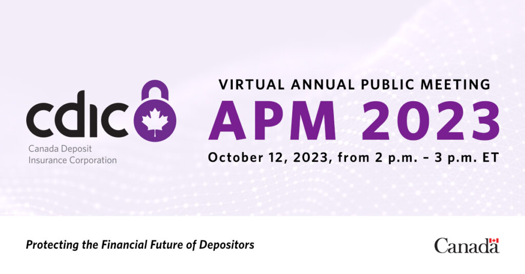 Virtual Annual Public Meeting 2023 - October 12, 2023, from 2:00 p.m. to 3:00 p.m. ET.