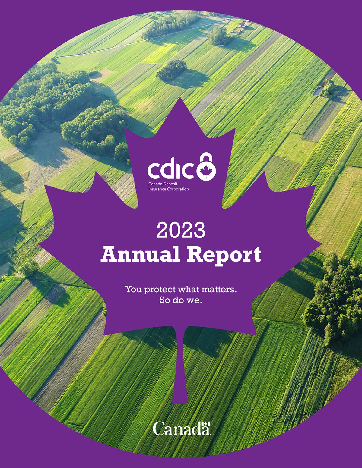 CDIC's 2023 Annual Report (Cover) - You protect what matters. So do we.