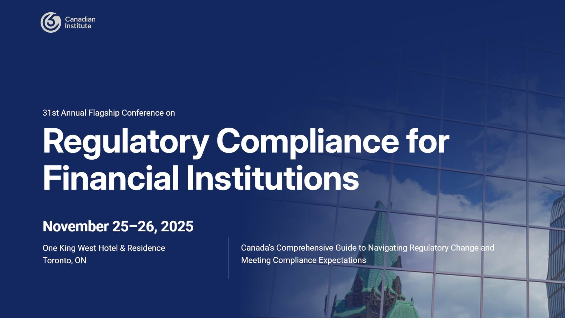 31st Annual Flagship Conference on Regulatory Compliance for Financial Institutions 